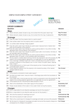 CON29DW Northumbrian Water thumbnail