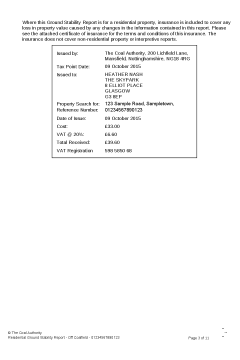 Ground Stability Report - Residential thumbnail