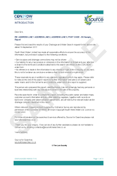 CON29DW South West Water thumbnail