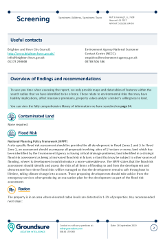 Groundsure Screening (With Professional Opinion) up to 15 hectares thumbnail