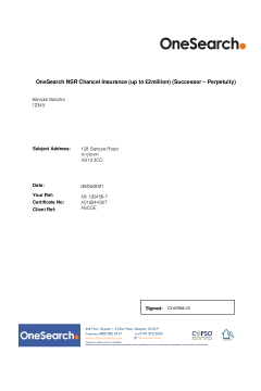 Combined Residential and Commercial NSR Chancel Insurance (up to 2 million pounds) (Successor - Perpetuity) thumbnail