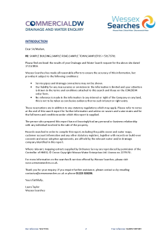 CON29DW Wessex Water - Commercial thumbnail