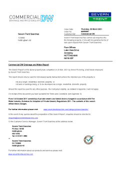 Severn Trent CON29DW Commercial Extra thumbnail